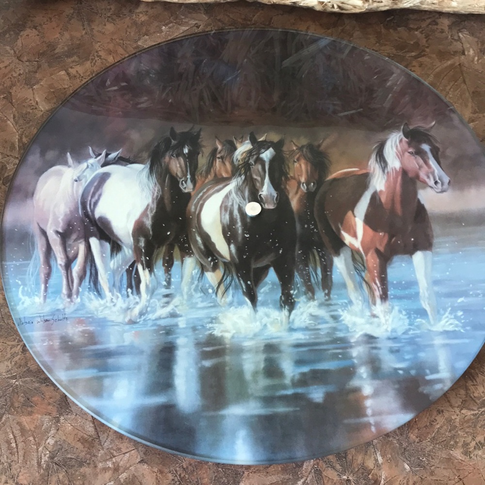 Horse inspired lazy susan